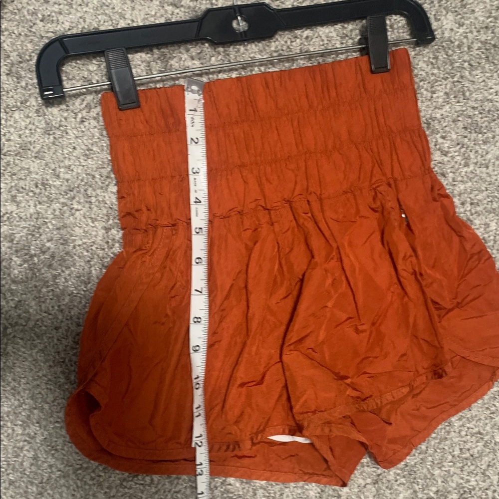 Free People Movement Way Home Orange Athletic Shorts Size XS - Picture 5 of 9